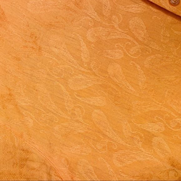 La habana Hawaiian floral design linen shirt size med tropical casual beach - Picture 3 of 7